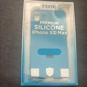 iHome Blue Silicone Case for iPhone XS Max